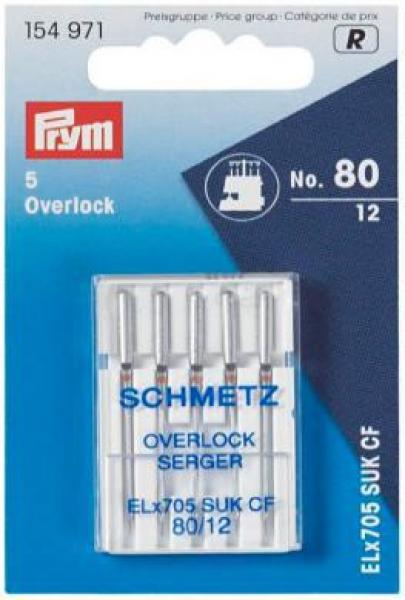 Prym/Schmetz Overlock Universalnadeln 80 154971